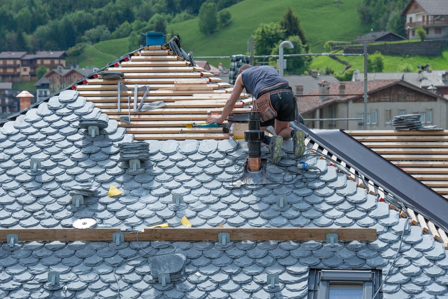 Stone Roof Renovation